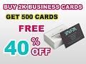 Modern Minimalist Business Card with Banner Stickers Printing | $0.06 – $0.18